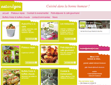 Tablet Screenshot of eatandyou.com